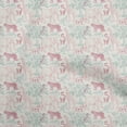 thumbnail image 1 of oneOone Cotton Poplin Twill Dusty Teal Green Fabric Animal Diy Clothing Quilting Fabric Print Fabric By Yard 56 Inch Wide, 1 of 4