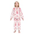 thumbnail image 2 of Fluffy Pajamas Set Fuzzy Winter Warm Pj Sets Pullover Tops and Long Pants Pink Cute Pigs Large, 2 of 8