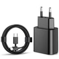 thumbnail image 1 of Fast Charger 45W for Samsung USB-C + 2M USB-C Cable Black, 1 of 5