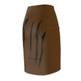 thumbnail image 4 of Effete Feline Claw Marks Scratch Women Pencil Skirt (AOP), 4 of 7