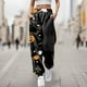 thumbnail image 2 of WILLBEST Pantalones Deportivos Casuales para Mujer, Cómodos, con Estampado de Halloween, Cintura Elástica Suave, para Uso Diario, para Otoño E Invierno. Mediana, 2 of 4