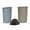 Beige, variant on Wastebasket- Half Round- 21 Gallon- 12in.x21in.x28-.63in.- Gray