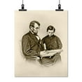thumbnail image 2 of Print: Abraham Lincoln And His Son Tad Looking At An Album Of Photographs, 2 of 4