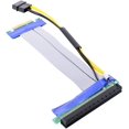 thumbnail image 4 of Yazoeia CY PCI-E Express 4X to 16x Flex Cable Riser Card Extender Converter Adapter with 4pin 15cm CJC912-16735, 4 of 6