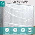 thumbnail image 3 of Mattress Moving Bags Waterproof Storage Covers, Durable LDPE Mattress Protector for Twin Full Queen King Size Mattresses, White, 3 of 6