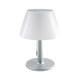 thumbnail image 1 of Injueey Lámpara de 10 LED Lámpara de escritorio con energía solar Base de acero inoxidable Lámpara de control de línea de tracción para patio Iluminación y accesorios Injueey HA016148-00, 1 of 6