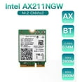 thumbnail image 2 of Tarjeta de red inalámbrica WiFi 6E AX211NGW Band 2.4G/5G/6Ghz para Bluetooth 5.2 AX211 M.2 CNVio Win, 2 of 4