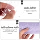 thumbnail image 2 of GOOHOCHY 1 rollo de tela de tul para decoraciones, manualidades, tul, red, malla, gasa, 2 of 7