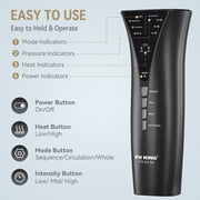 FIT KING Leg and Foot Massager for Circulation with Knee Heat, Handheld Controller with Multiple Massage, for Relaxation Muscles FSA/HSA Eligible