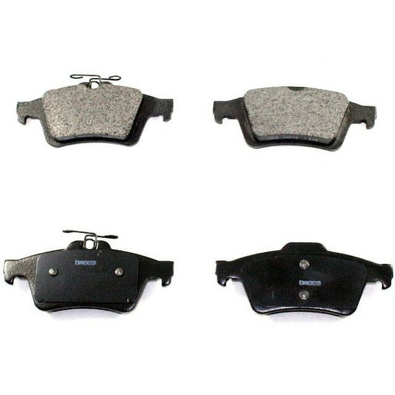 Rear Brake Pad Set - Compatible with 2012 - 2018 Ford Focus 2013 2014 2015 2016 2017