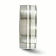 thumbnail image 3 of Edward Mirell Titanium and Argentium Sterling Silver Brushed 9mm Band EMR266, 3 of 7