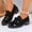 #197-Black, variant on Roncen Women's Vintage Suede Loafers - Round Toe Mid Heel Shoes with Bowknot Details, Chunky Platform Casual Dress Shoes for Women, Retro Fashion Slip-Ons