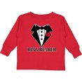 thumbnail image 3 of Inktastic Tuxedo Ring Bearer Boys Long Sleeve Toddler T-Shirt, 3 of 5