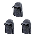thumbnail image 4 of Toystoory 2021 nuevos deportes al aire libre senderismo sombrero protección cara cuello cubierta pesca sol protección gorra al aire libre sombrero Type5 NO5 Toystoory CBP118521, 4 of 6