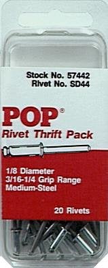 Heli-Coil 57442 Pop Rv 1//8D 3//16-1//4//Pk20