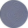 thumbnail image 1 of Ahgly Company Tapis d'Intérieur Rond Lavable en Machine Bleu Céleste Transitionnel, 4 Pieds Rond, 1 of 7