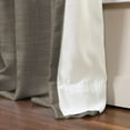 thumbnail image 4 of Linen Textured Pinch Pleat Curtain for Living Room, Room Darkening Window Curtain Panel for Bedroom, Privacy Drape with Double Layer (72 x 84 Inches, 1 Panel, Sand Beige) outdoor curtains, 4 of 6