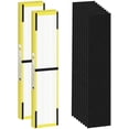 thumbnail image 1 of FLT5000 Replacement Filter C for Germ-Guardian Air Purifier AC5000 AC5000E AC5250PT AC5350B AC5350BCA AC5350W AC5300B,2 True H13 HEPA Filters+8 Activated Carbon Pre-Filters 2 HEPA Filters + 8 Carbon, 1 of 5