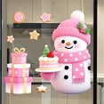 thumbnail image 6 of Seyotauo Christmas Window Clings Stickers - Christmas Clings Xmas Window Decals Decorations Indoor Outdoor Glass Snowflake Santa Claus Reindeer Snowman Accessories Decor Supplies, 6 of 6
