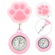 thumbnail image 2 of Relojes de enfermera de moda, práctico reloj de enfermería, reloj de bolsillo diseñado con pata de gato, 2 of 8