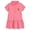 Hot Pink, variant on YDFCWXW Summer Short Sleeved Dress Knitted Girls Polo Skirt (Sky Blue, 100.00)