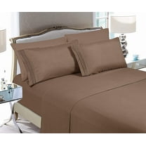 Elegant Comfort 1500 Series Egyptian Quality 2pcs PILLOW CASES All Sizes and Colors Standard Size Taupe