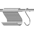 thumbnail image 1 of 20 piezas Gancho S Gancho de acero inoxidable Ganchos en forma de S de cocina kaili Sencillez, 1 of 5