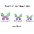 thumbnail image 1 of Pegatinas de pared decorativas para el hogar, con diseño de mariposas en blanco y negro, 3D, huecas, de PVC, para sala de estar y habitación de niños, 1 of 5