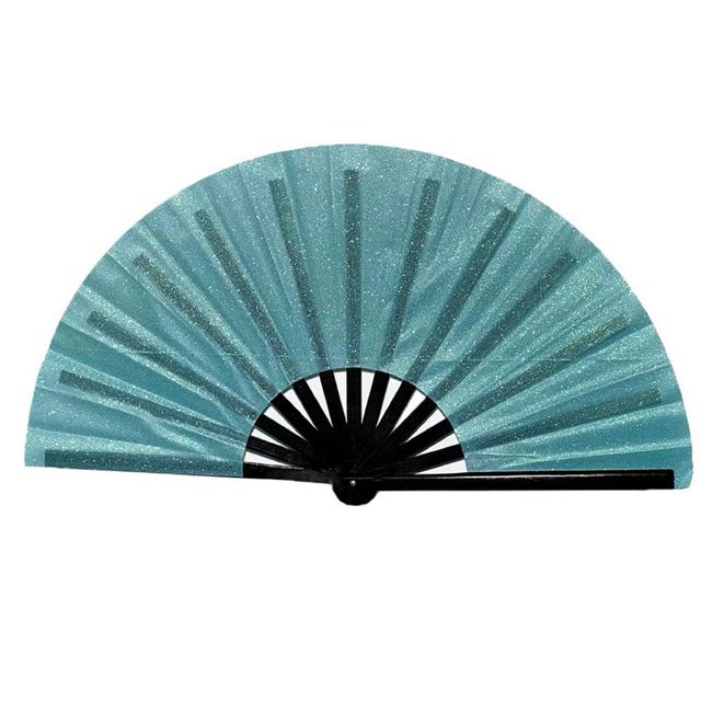 Line Dance Fans Loud Clappers, Large Rave Clack Folding Holographic Popping#
