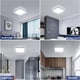 thumbnail image 3 of Lámpara de techo LED cuadrada de 30 W, IP54, resistente al agua, 2700 lm, 6500 K, luz blanca fría, para baño, cocina, pasillo, balcón, 25 cm [Clase energética E], 3 of 5