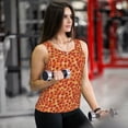 thumbnail image 6 of Bixox Women's Pizza Printed Sleeveless Fitness Workout Running Quick-Dry Tank Top, 6 of 7