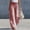 Red plus size palazzo pants a1, variant on Cagogo Women Plus Size Harem Pants Elastic Waist Flowy Striped Boho Vacation Lounge Wide Leg Cropped Palazzo Trousers Summer Travel Beach Casual, Coffee S