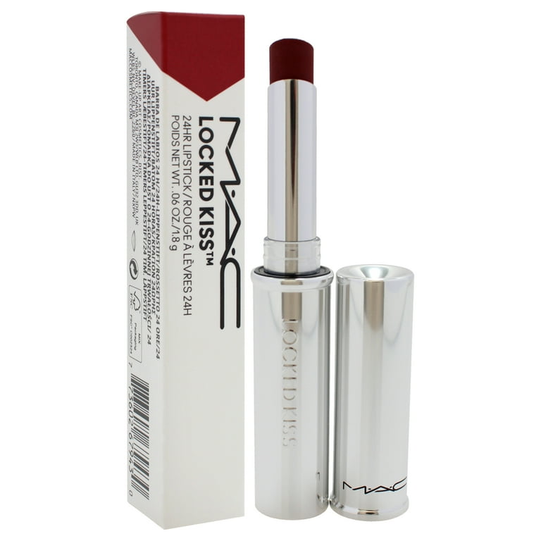 MAC Locked Kiss 24 Hour - Vixen , 0.06 oz Lipstick - Walmart.com