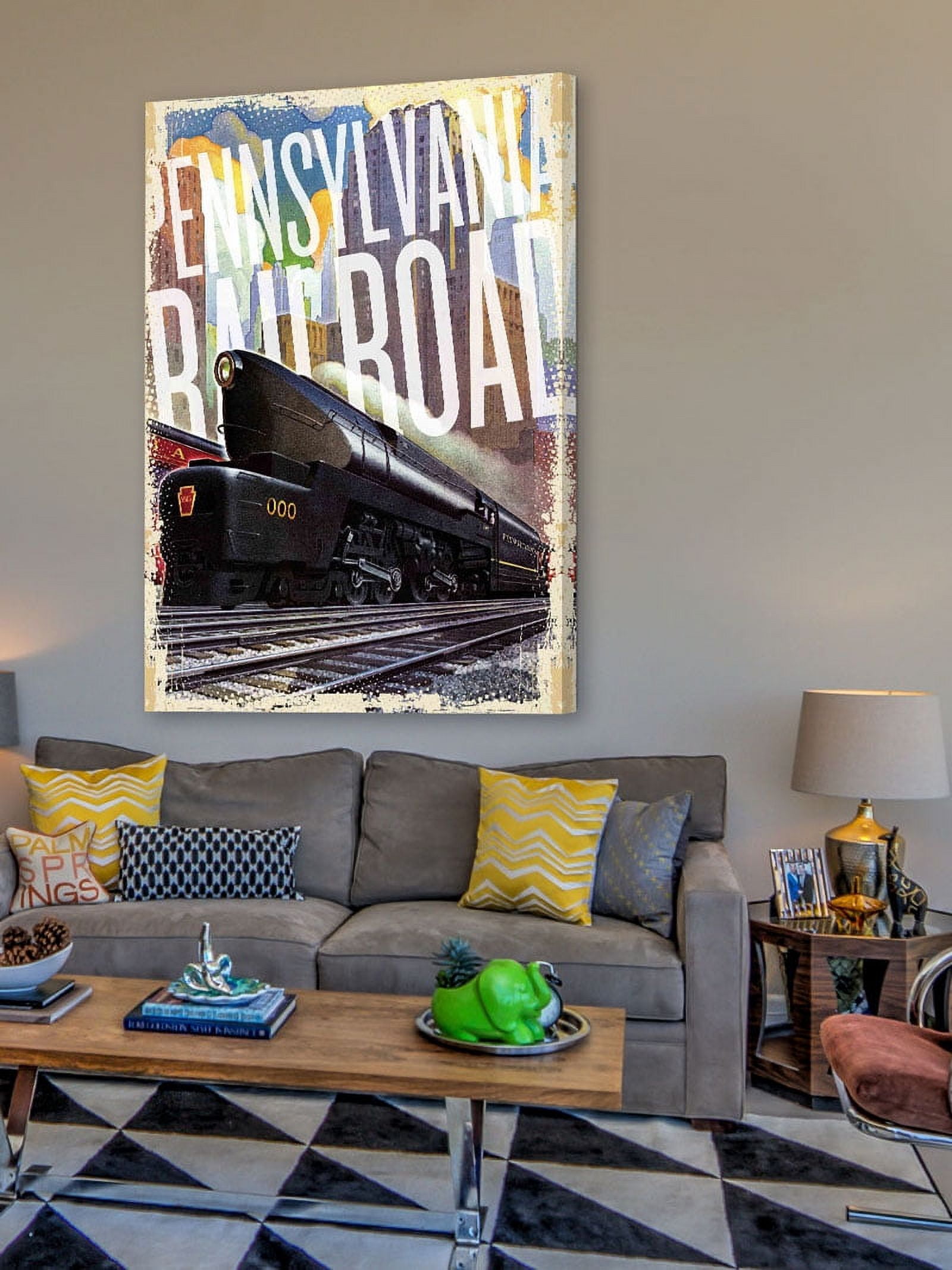 Marmont Hill "Pennsylvania Railroad" Painting Print on Canvas
