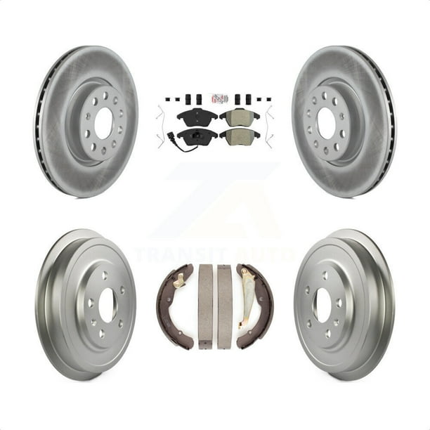 Transit Auto Front Rear Disc Brake Rotors SemiMetallic Pads And