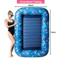 thumbnail image 5 of Flotador inflable FinduWill para piscina para adultos, 180 x 125 cm, color azul, 5 of 5