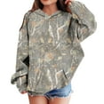 thumbnail image 2 of Hoodies for Girls Camo OverSized Sweatshirts Pullover Tops with Pocket, 2 of 4