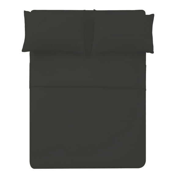 The Great American Store 600 TC 100% Cotton Solid Fitted Sheet(With 21" Extra Deep Pocket) - Full (Elephant Grey)