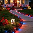thumbnail image 5 of PEIBang Eagle Flag Cemetery Solar Light,Waterproof Solar Grave Light for 4th of July Independence Day Cemetery Decorations, 5 of 6