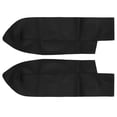 thumbnail image 1 of 1 Par Cubierta Reposa-brazos Paneles Puerta Delantera Coche Cuero Sintético Negro, 1 of 7