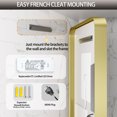 thumbnail image 3 of JJGULLIT 28"x20" Framed LED Bathroom Vanity Mirror,Anti-Fog,Adjustable Brightness and Wall Mounted, 3 of 11