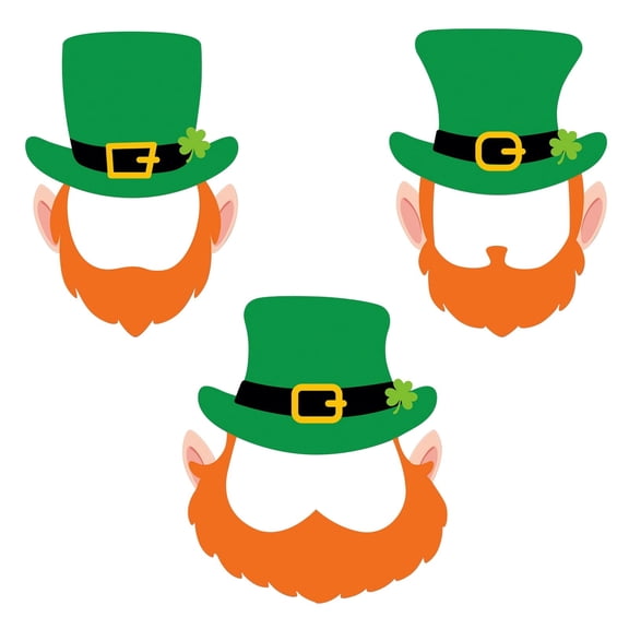 St. Patricks Day Headbands, Ngxiha Green Shamrock Clover Hats Headband Boppers, Saint Patricks Day Irish Headwear Costume Accessories Top Hat Head Band Bopper Party Favors for Women Men