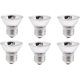 thumbnail image 1 of UVA UVB Luz para reptiles 25W UVA + UVB Lámpara solar de espectro completo Lámpara de calefacción UV para acuario de tortugas Lagarto de reptiles acuáticos, base E27/E26, 110V, 25W, paquete de 6, 1 of 5