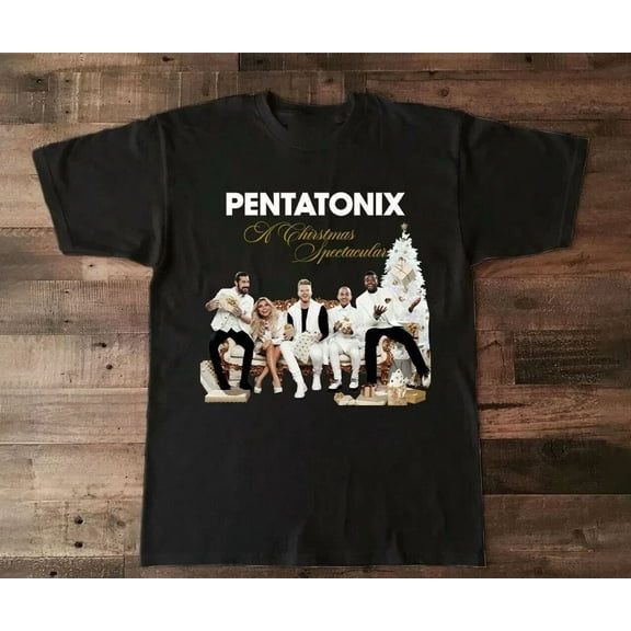 RARE Pentatonix Band Christmas Black Shirt Gift For Fan