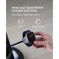 thumbnail image 2 of Belkin MagSafe Charger Compatible 3-in-1 Wireless Charging Stand 15W - Qi2-Certified Wireless Charger, Fast Charging iPhone Charger for iPhone 16, AirPods, Apple Watch, & More (PSU Included) - Black, 2 of 4