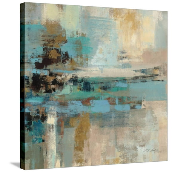 Art.com Morning Fjord Square II Stretched Canvas Print Wall Art by Silvia Vassileva, 30" x 30"