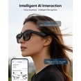 thumbnail image 5 of Tigebraver AI Smart Glasses With HD Camera, Video Recording, Voice Assistant Control & Bluetooth Music For Men Women (G2-Black), 5 of 8