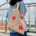 thumbnail image 4 of CoCopeaunt Crochet Bags for Women Knitted Tote Bag Faircore Hobo Bag Aesthetic Fairy Grunge Tote Bag Hollow Shoulder Handbags, 4 of 6