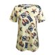 thumbnail image 4 of Blusa informal de manga corta con estampado del Día de la Independencia para mujer Fridja  hjk5746, 4 of 5