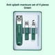 thumbnail image 1 of Set de cortaúñas de acero inoxidable | Kit de 4 piezas para hombres y mujeres | Diseño antisalpicaduras y antideslizante | Duradero y resistente al óxido | Incluye 3 cortaúñas y lima de uñas, 1 of 3